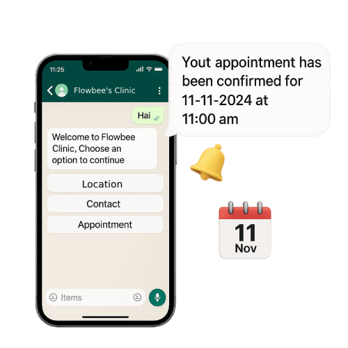 WhatsApp Appointment Phone